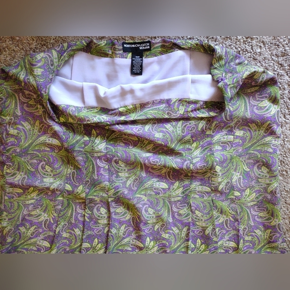 Norton McNaughton Floral Skirt - Picture 6 of 11